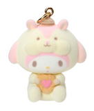 My Melody Flocked Keychain Squirrel Series - Megazone