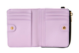 Kuromi Folding Wallet Metal Emblem Face Series - Megazone