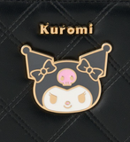 Kuromi Folding Wallet Metal Emblem Face Series - Megazone