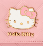 Hello Kitty Card Case Bi-Fold Metal Emblem Face Series - Megazone
