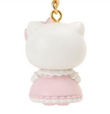 Hello Kitty Mascot Keychain Strawberry Whipped Cake Series