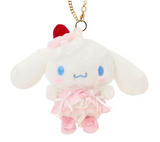 Cinnamoroll Plush Keychain Strawberry Whipped Cake Series