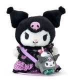 Kuromi Plush/ Dress Up Doll Set Pitatto Friends Series - Megazone