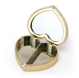 Kuromi Compact Mirror With Accessory Case Heart Series - Megazone