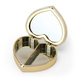 Cinnamoroll Compact Mirror With Accessory Case Heart Series - Megazone