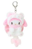 My Melody Plush Mascot Keychain Milky Kitten Series