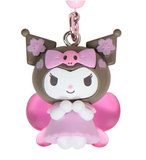 Kuromi Charm Keychain Sakura Fairies Series
