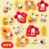 Pochacco Sticker  Loves Pi-chans Happy Birthday Series