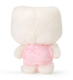 Hello Kitty Plush Mascot Keychain Pink Miniature Quilt Series - Megazone