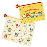 Sanrio Mix Characters Flat Pouch Set Retro Room Series by Sanrio