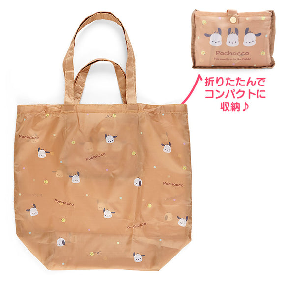 Pochacco Eco Shopping Bag Prints Overall Series by Sanrio