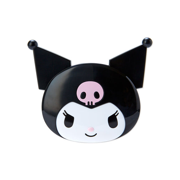 Kuromi Compact Mirror With Comb Set Face Series by Sanrio