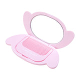 My Melody Compact Mirror With Comb Set Face Series by Sanrio