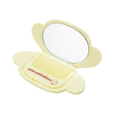 Pompompurin Compact Mirror With Comb Set Face Series by Sanrio