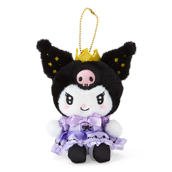 Kuromi Mascot Plush Keychain Crown No.1 Series by Sanrio