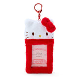 Hello Kitty Boa Fabric Card/ Photo Keychain Case Enjoy Idol Series by Sanrio