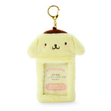 Pompompurin Boa Fabric Card/ Photo Keychain Case Enjoy Idol Series by Sanrio