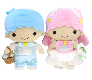 Little Twin Stars/ Kiki & LaLa Wedding Plush Set by Sanrio