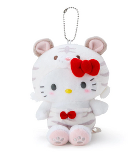Hello Kitty Mascot Plush Keychain/ Bag Charm / Tiger Series by Sanrio