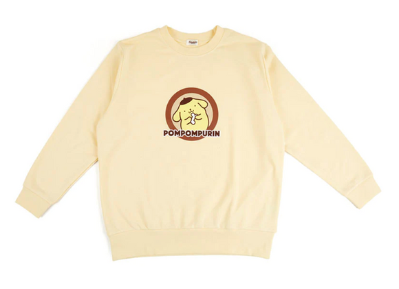Pompompurin Sweatshirt Circle Series by Sanrio