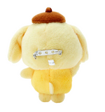 Pompompurin Mascot Plush Brooch / Pin Pocket Series by Sanrio