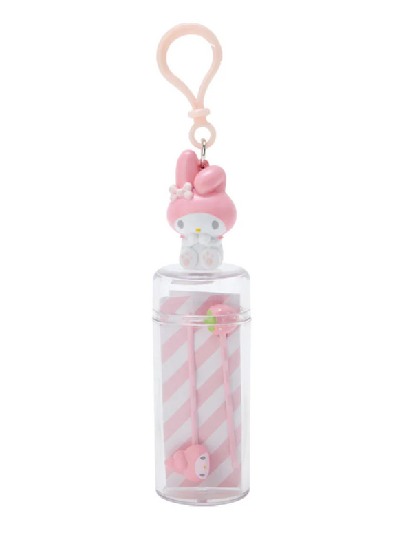 My Melody Hair Pins Set With Case & Mascot by Sanrio