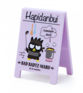Bad Badtz-Maru Clip With Sign Board Design Hapidanbui Series by Sanrio