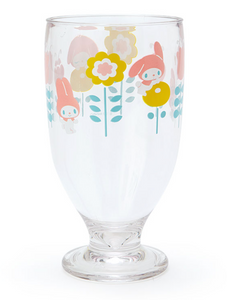 My Melody Clear Plastic Cup/ Tumbler Flower by Sanrio