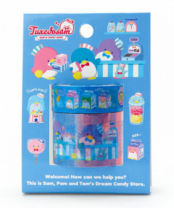 Tuxedosam Washi Tape Set Candy Shop Series by Sanrio
