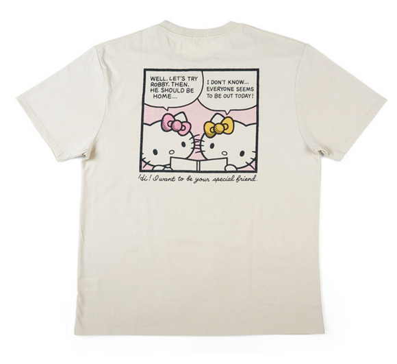 Hello Kitty T-shirt Back Big Print Panel Series by Sanrio