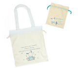 Pochacco Tote Bag & Drawstring Bag Set Checker Series by Sanrio