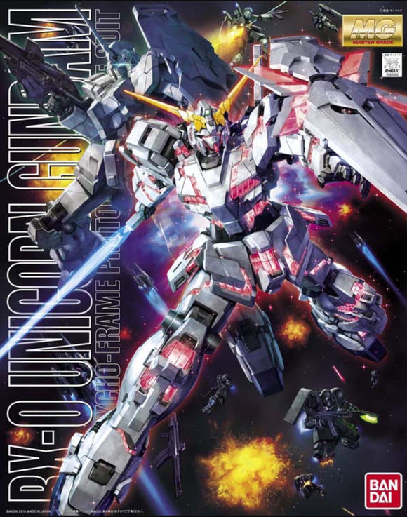 (MG) 1/100 RX-0 Unicorn Gundam Full Psycho-Frame Prototype Mobile Suit - Megazone