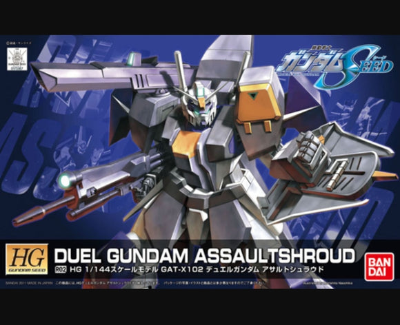 (HG) R02 1/144 Duel Gundam Assaultshroud GAT-X102 - Megazone