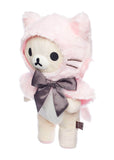 Korilakkuma Dressed in Pink Hooded Cat Poncho/ Capelet by San-X