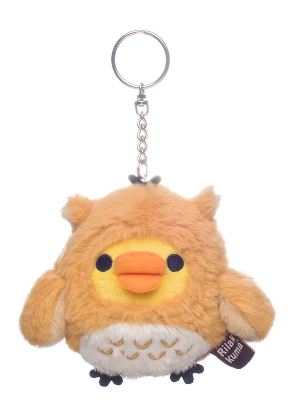 Kiiroitori Owl Plush Keychain by San-X