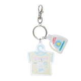 Pochacco Charm Key Holder laundry Series By Sanrio